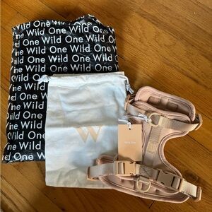 New Wild One Tan Small Dog Harness